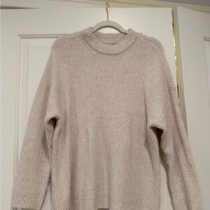 American Eagle Outfitters Women's Light Beige Sweater